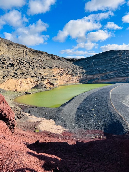 Lago verde - 从 Lanzarote, Spain