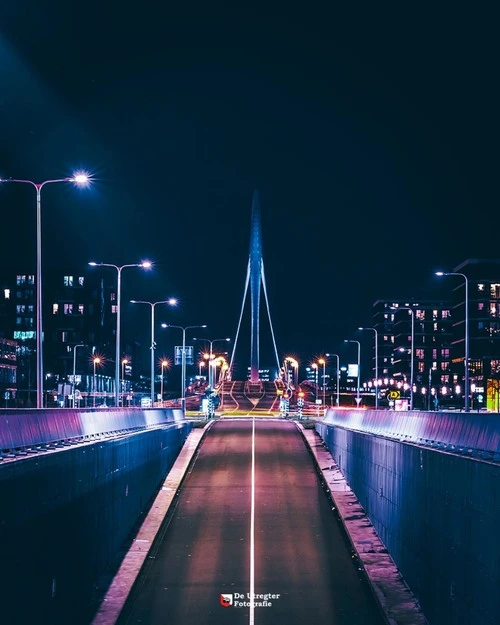 Prins Clausbrug - From Churchillaan, Netherlands