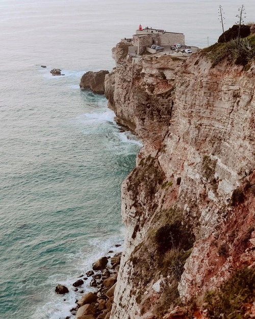 Farol da Nazaré - Aus Estrada do Farol, Portugal