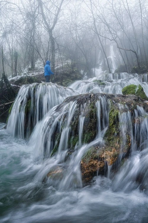 Tobería Waterfall - から Waterfall Trail, Spain