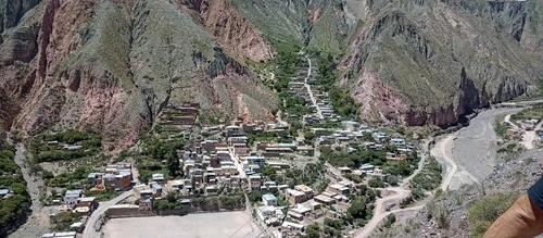 Iruya - Aus Mirador de la Cruz, Argentina