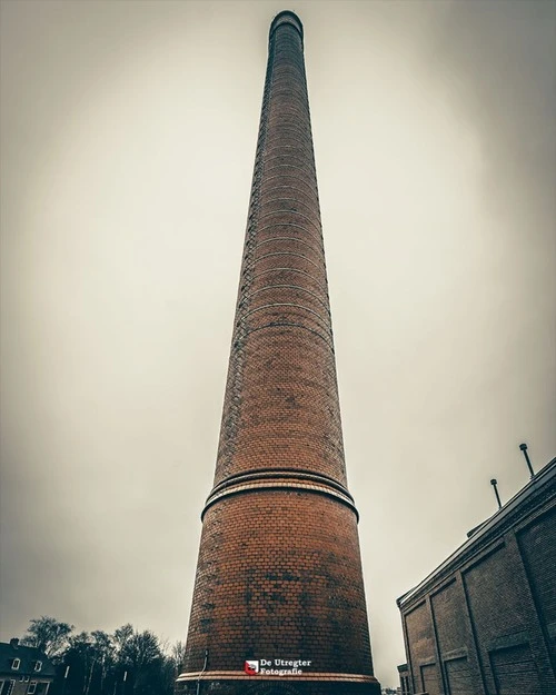 Wouda pumping station's smokestack - Netherlands