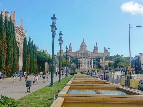 Montjuïc National Palace - Desde Venetian Towers, Spain