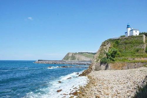 Zumaiako itsasargia - From Playa Rocosa Inpernupe, Spain