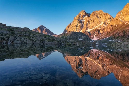 Lago Superiore - Desde North side, Italy