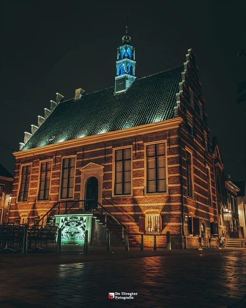 Historisch Stadhuis IJsselstein - から Utrechtseestraat, Netherlands