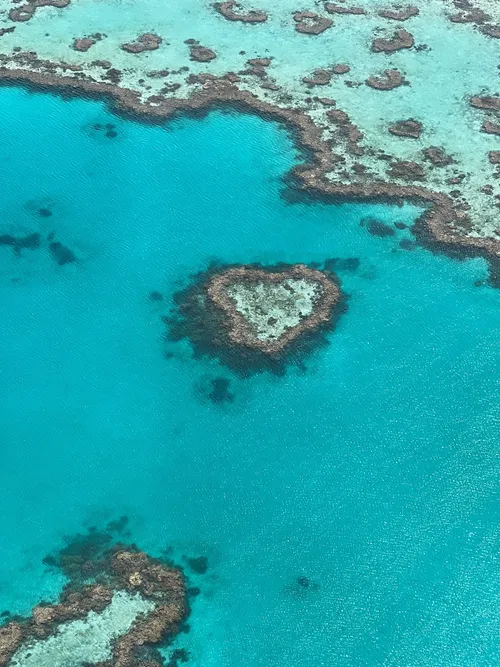 Heart Reef - From Drone, Australia