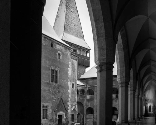 Hunyad Castle - Aus Inside, Romania