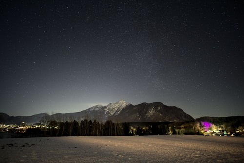 Staufen bei Nacht - Des de Hochburger Höh, Austria