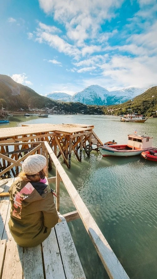 Bahía de Caleta Tortel - From Muelle, Chile