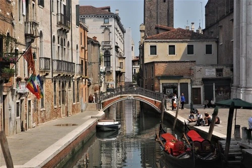 Campo San Barnaba - From Ponte dei Pugni, Italy