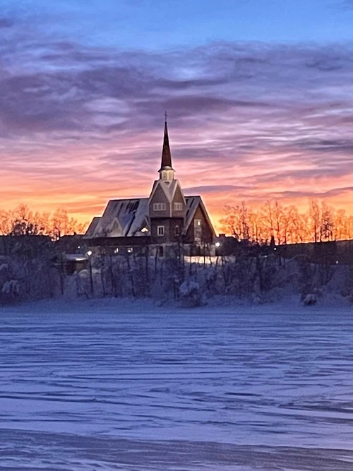 Karesuando Church - From Finnish/Swedish Border, Sweden