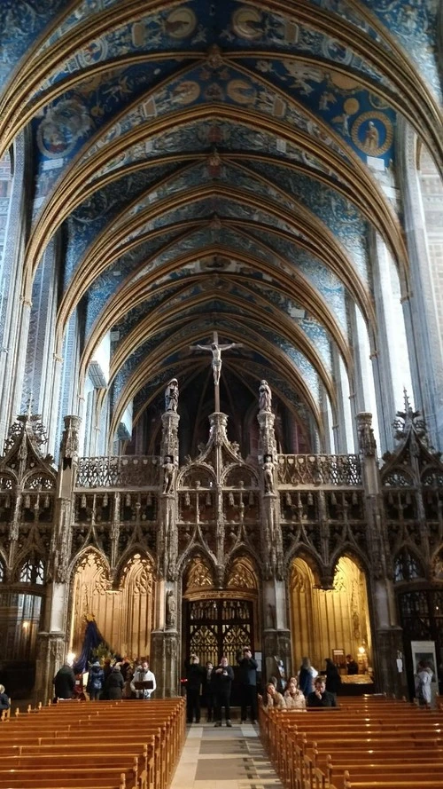 Sainte-Cecile Cathedral of Albi - From Inside, France