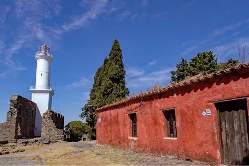 Faro del Colonia del Sacramento - Aus Below, Uruguay