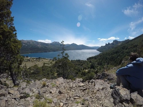 Lago Meliquina - Aus Mirador, Argentina