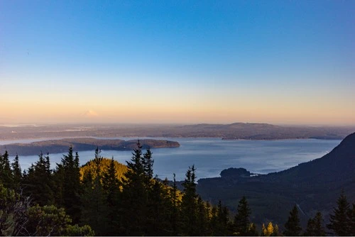 Hood Canal - From Mt. Walker Southern Viewpoint, United States