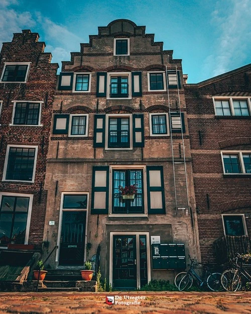 Middelburg's Houses - From Kinderdijk, Netherlands