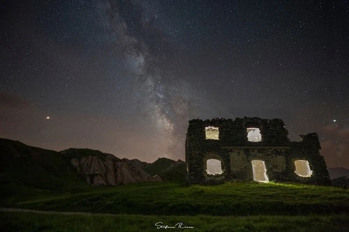 Canosio's ruins - From Road, Italy