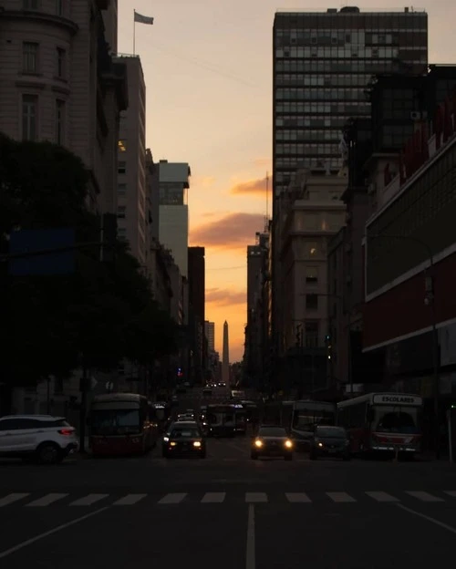 Obelisco - Desde Avenida Alem, Argentina