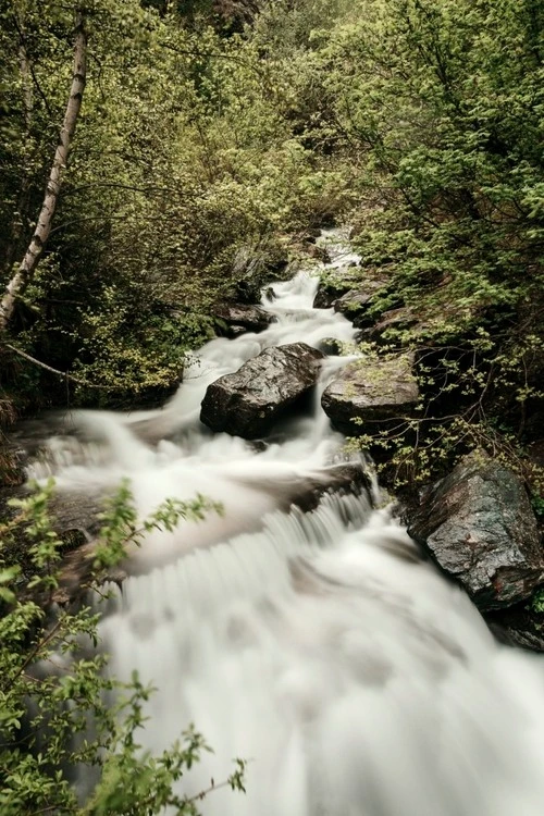 Lillaz Waterfall - Aus River, Italy