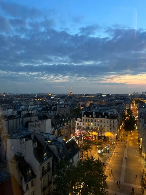 Paris - From Pompidou Museum's Terrace, France