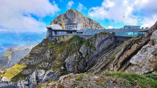 Mount Pilatus / Bergstation - 从 Wanderweg, Switzerland
