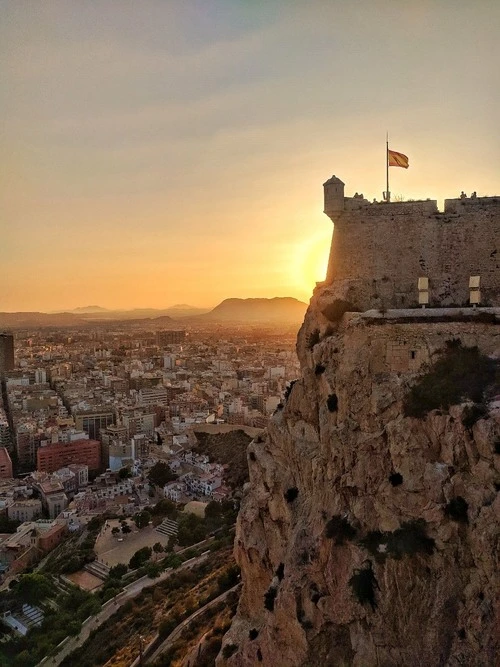 Castillo de Santa Bárbara - From Lado Sur, Spain