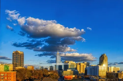 Raleigh Downtown - From Warehouse District, United States