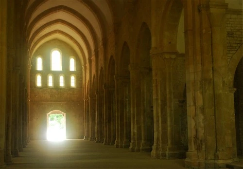 Fontenay Abbey - Forge - From Inside, France