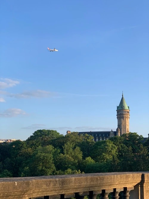 Musée de la Banque - Depuis Monument of Remembrance, Luxembourg