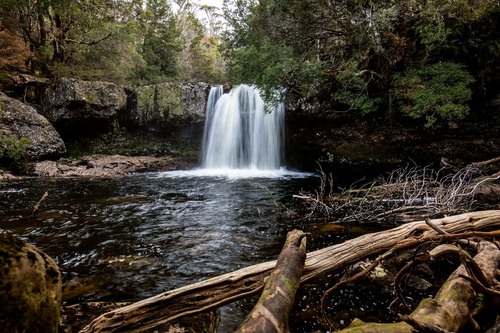 Knyvet Falls - Des de Dove Canyon Track / Pencil Pine Creek shore, Australia