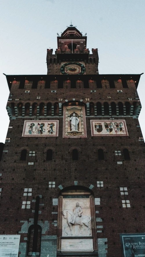 Filarete Tower - From Front, Italy