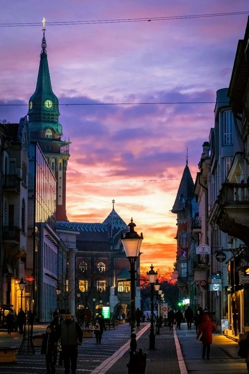 Subotica Town Hall - İtibaren Korzo, Serbia