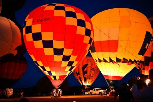 Hot Air Ballon festival - Din Horseshoe Bay, United States