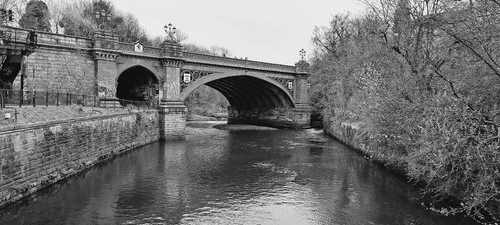 Kelvinbridge - Aus Former railway bridge next to Inn Deep, United Kingdom