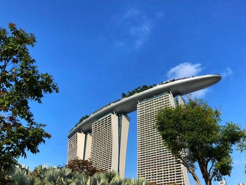 Marina Bay - From Silver Gardens, Singapore