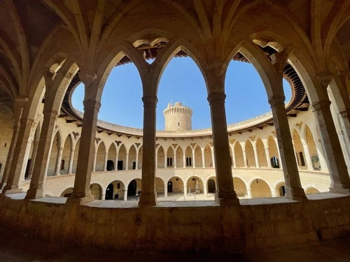 Castell de Bellver - から Inside, Spain