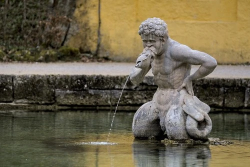 Pan Fountain - Aus Schlossgarten Hellbrunn, Austria