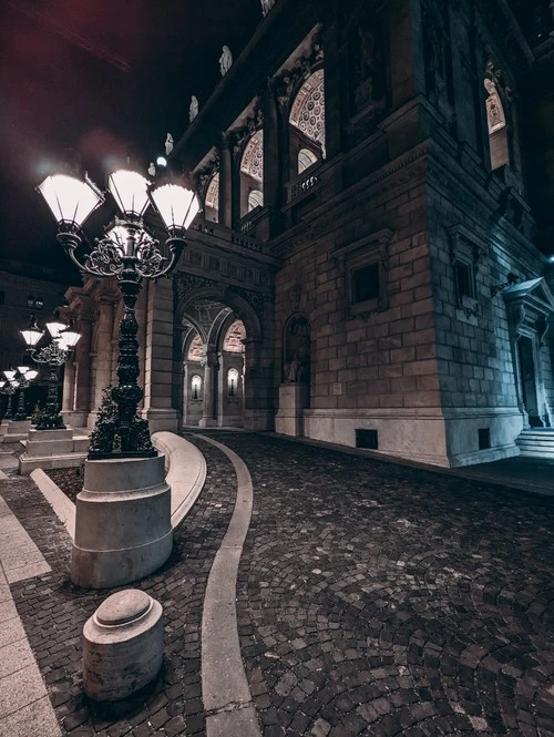 Hungarian State Opera - Aus Entrance, Hungary