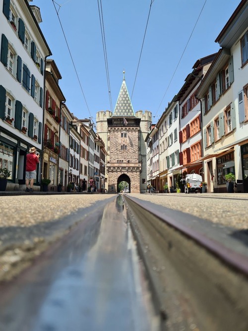 Blick auf das Spalentor - Aus Soalenvorstadt, Switzerland