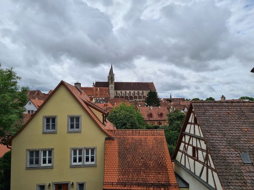 Blick auf St. Jakob / gotische Kirche - 从 Stadtmauer, Germany