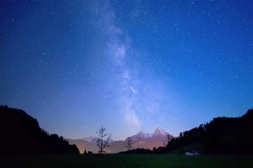 Watzmann Milchstraße - Desde Maria Gern, Germany