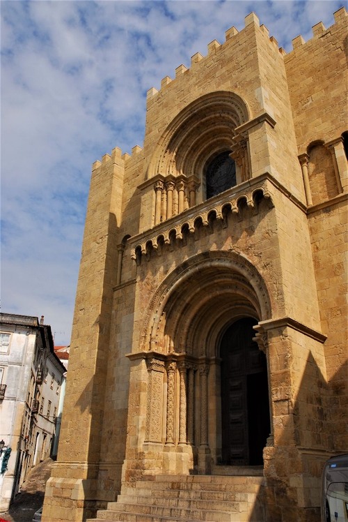 Sé Velha - Coimbra - From Entrance, Portugal