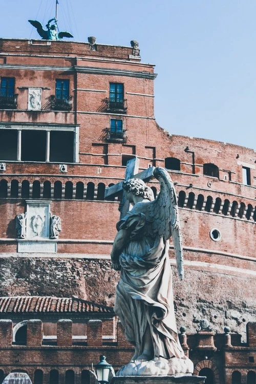 Castel Sant'Angelo - Aus Ponte Sant'Angelo, Italy