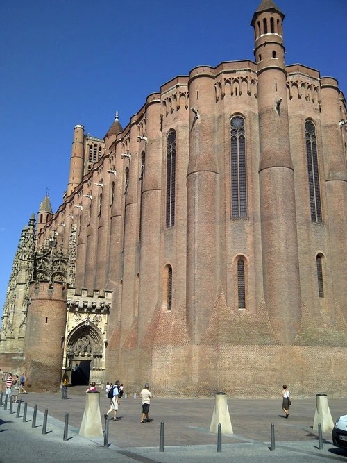 Albi Cathedral - From Rue Mariès, France