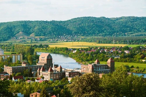 Heidenau - Aus Wasserturm Kleinsedlitz, Germany