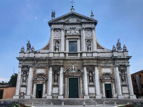 Basilica di Santa Maria in Porto - From Via di Roma, Italy