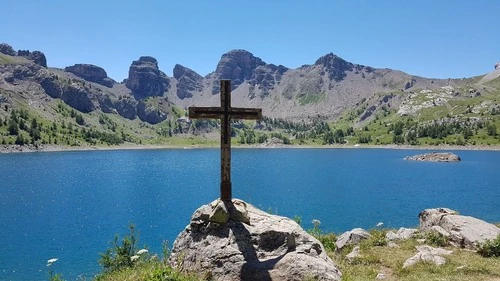 Lac d'Allos - 从 Refuge, France