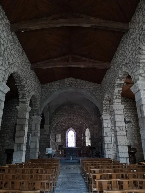 Eglise Saint-Pierre de Chambles - From Inside, France