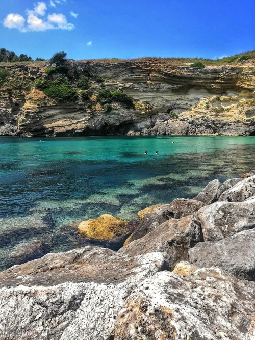 Baia di Porto Miggiano - Aus Beach, Italy